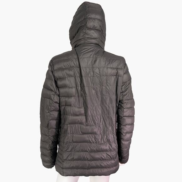 CALVIN KLEIN Detachable Hood Packable Down Puffer Jacket (Gray | Medium) - Picture 5 of 12